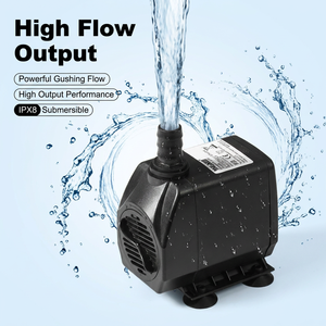 Bomba de Agua Sumergible de Alto Flujo IPX8 con Motor de Cobre Puro para Acuarios, Peceras, Estanques, Jardines, Precio de Fábrica al por Mayor - Product Image 4