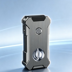 Durable Steel Portable Blue Flame Torch Gear For Camping Travel And Outdoor Leisure Activities For <b>Cigar</b> <b>Lighter</b> - Product Image 1