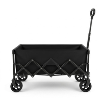 Chariot de camping portable personnalisé pour l'extérieur, chariot pliable pour événements, chariot utilitaire pliable de 5 pouces
