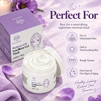 Masque Gel Nuit au Rétinol Fermenté, Vitamines C et E – Anti-Âge, Anti-Rides, Raffermissant, Hydratant, Lissant, Nourrissant et Revitalisant