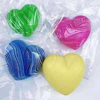 Jouet sensoriel anti-stress en forme de cœur WANTOY Style Ondulation Fluide à Rebond Lent, un best-seller