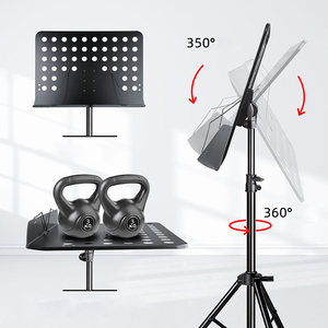 MUS012 Yinyu DDP RTS Soporte de partituras plegable ajustable para práctica de banda de <span class=keywords><strong>orquesta</strong></span> y lecciones de música - Product Image 2