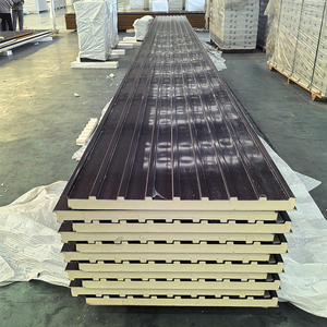 Panneau de toit isolé en aluminium pur panneau sandwich en polyuréthane PU facile à installer isolation de toit pour résidentiel commercial - Product Image 5