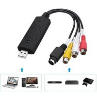 Convertidor de VHS a Digital NTSC/PAL para PC/Laptop Windows 10/11 y Tarjeta de Captura de Video USB para Digitalizar Cintas VHS a MP4