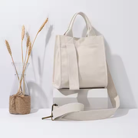 Sac à bandoulière de haute qualité toile coton réutilisable Eco tissu sac à main carré quotidien