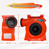 Souffleur électrique 3HP 130V Durable Skydancer Air Dancer Large Gonflable Publicité-Souffleur de maison gonflable à haute pression
