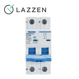 Interruptor de Circuito en Miniatura de Cobre DC NDB2Z-63, 2 Polos, Disparo Térmico Magnético, Capacidad de Ruptura de 10kA, 250V, Montaje en Riel DIN, <span class=keywords><strong>Nader</strong></span> - Product Image 2