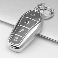 Housse de protection souple en TPU pour clé de voiture BYD Song PRO Han EV Max Tang DM 2018 Qin PLUS, porte-clés, accessoires intérieurs