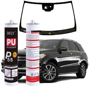 Trung quốc sản xuất cung cấp đen PU kính chắn gió <span class=keywords><strong>Sealant</strong></span> chất kết dính không thấm nước cho cửa sổ xe kính liên kết - Product Image 1