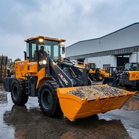 Lebar Bucket Wheel Loader Kompak 90% Komponen Bersamaan Desain Perawatan Mudah Wheel Loader