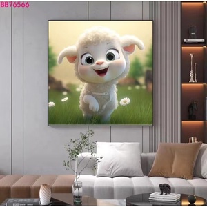 Portrait d'animal peint à la main <span class=keywords><strong>personnalisé</strong></span> <span class=keywords><strong>peinture</strong></span> à l'huile sur toile <span class=keywords><strong>chien</strong></span> - Product Image 3