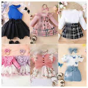 Lotes de Ropa Infantil al por Mayor, Artículos Nuevos a Granel, <span class=keywords><strong>Vestidos</strong></span> de Verano para Niñas, Entrega Aleatoria - Product Image 4