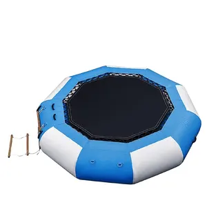 Aufblasbares Wasserpark trampolin Mini aufblasbares Wasser trampolin wettbewerbs fähiger Preis aufblasbares See-Doo-Wasser trampolin