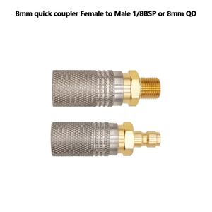 Adaptateur de raccord rapide mâle-femelle 8 mm 1/8BSPP (G1/8) pour déconnexion de charge d'air, personnalisable, outils pneumatiques OEM - Product Image 4
