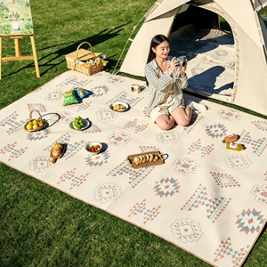 Tapis <span class=keywords><strong>de</strong></span> <span class=keywords><strong>pique</strong></span>-nique réversible personnalisé avec logo, imperméable et résistant aux déchirures, pour le camping et les <span class=keywords><strong>pique</strong></span>-niques - Product Image 3