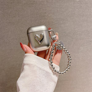 Étuis électrolytiques de luxe Lumei pour <span class=keywords><strong>Apple</strong></span> Airpods 1 <span class=keywords><strong>2</strong></span> 3 couverture mignonne pour <span class=keywords><strong>Apple</strong></span> Airpods <span class=keywords><strong>2</strong></span> <span class=keywords><strong>Air</strong></span> Pods Pro étui avec porte-clés - Product Image 3