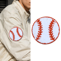 Patch brodé chenille personnalisé pour le sport, basketball, baseball, appliqué thermocollant
