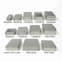 Boîtes à biscuits carrées en métal avec motifs personnalisés, emballages personnalisés de qualité alimentaire, vente en gros, unités