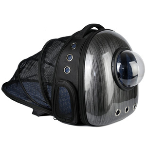 Baolujie Pet <b>Backpack</b> Carrier Round Breathable Cat Bag For Travel With Mesh Design - Product Image 5