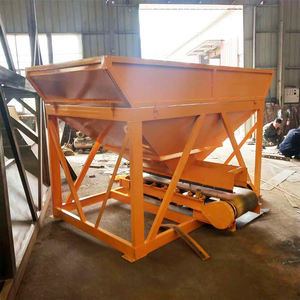 कुल होपर 60 एम 3/एच मोबाइल इलेक्ट्रिक कंक्रीट बैचिंग प्लांट एचजे 60 कोर मोटर घटकों के साथ तैयार - Product Image 6