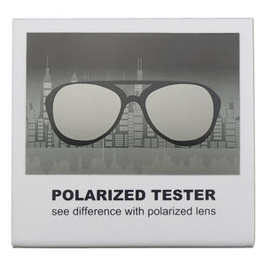 Großhandel umwelt freundliche polarisierte Sonnenbrillen <span class=keywords><strong>Tester</strong></span> Brillen Zubehör mit Test karte - Product Image 5