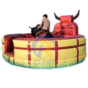 <span class=keywords><strong>Toro</strong></span> Mecánico Inflable Comercial para Juegos, con Controles Eléctricos, para Rodeo - Product Image 1