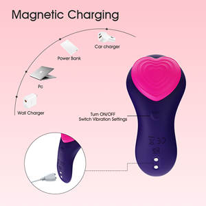 Vibrador Pequeño en Forma de Corazón WinYi, Personalizable, para Clítoris y Ano, Juguetes Sexuales para Mujeres Adultas, Vibrador para Parejas, Venta al por Mayor - Product Image 5