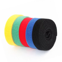 Sangles coupées à longueur Attaches de regroupement à rouleaux double face auto-agrippantes robustes Fixer solidement Crochet et boucle Bande de fixation