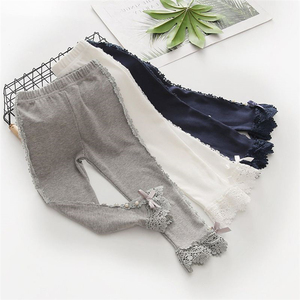 Vêtements en gros au meilleur prix, tissu en coton à dentelle, leggings en coton pour enfants, en provenance de Chine - Product Image 4