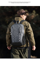Sac à dos de randonnée imperméable en polyester, sac de camping extérieur, sac à dos de voyage unisexe, sac à dos portable de moins de 20L
