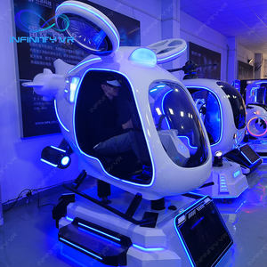 Nuevo diseño Vr Flight Simulator Helicóptero <span class=keywords><strong>Realidad</strong></span> <span class=keywords><strong>virtual</strong></span> Avión Simulador Juego 9D Vr Cockpit 360 Aircraft Vr Flying Chair - Product Image 5