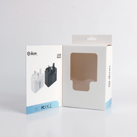 Boîte en Papier avec Fenêtre, Suspendue, Personnalisée, Imprimée, Évidée, pour Emballage, avec Feuille de Plastique Transparente