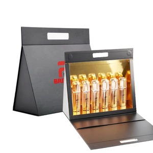 Custom Logo Luxury <b>Black</b> Perfume Cosmetic Packaging Set Gift <b>Boxes</b> Wholesale Packaging Paper Box for Skin Care - Product Image 3