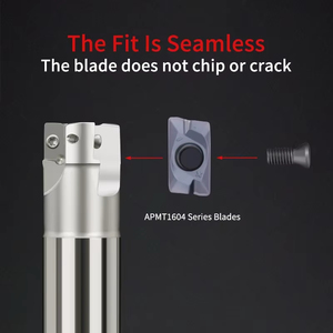 Hiệu suất cao <span class=keywords><strong>indexable</strong></span> endmill phay Cutter bap300r C20-20-150-2T cho apmt phay chèn chuyển công cụ chủ - Product Image 2