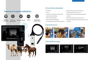 Échographe vétérinaire sans fil pour animaux d'élevage avec sonde rectale pour usage agricole - Product Image 6