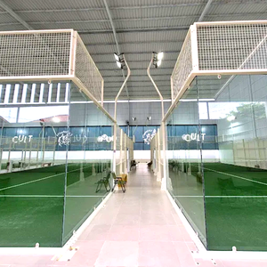 Pista de Pádel Exterior para Uso en Clubes, Estructura de Acero con Cristal Panorámico, Fabricante de Pistas de Pádel - Product Image 3