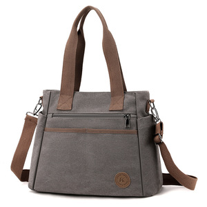 Fashion Canvas Handbags Women High Quality <b>Shoulder</b> <b>Bags</b> Designer Brand <b>Large</b> Capacity Tote Ladies Simple Shopping Hand <b>Bag</b> - Product Image 1