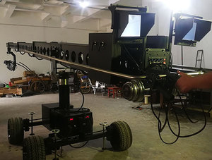 9M Kính thiên văn máy ảnh cẩu JIB với L loại Pan nghiêng đầu và cơ giới <span class=keywords><strong>Dolly</strong></span> - Product Image 5