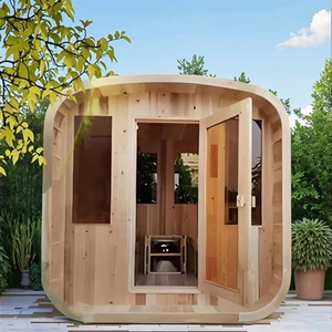 Sauna exterior para 8 personas, seca y húmeda, con accesorios. - Product Image 4