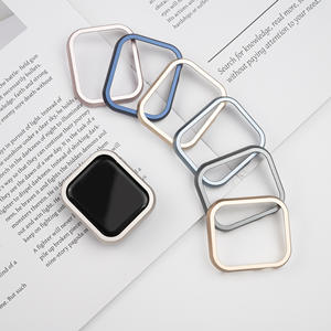 Funda protectora de parachoques con marco de Metal de aluminio de lujo para <span class=keywords><strong>Apple</strong></span> <span class=keywords><strong>Watch</strong></span> Ultra 49mm S10 9 <span class=keywords><strong>SE</strong></span> 5 8 7 45MM 41MM 42NM relojes inteligentes - Product Image 5
