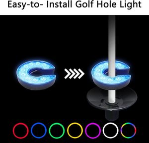 KINGTOP-<span class=keywords><strong>Mini</strong></span> Flagstick RVB en nylon pour <span class=keywords><strong>golf</strong></span> de nuit, pratique, putting green - Product Image 3