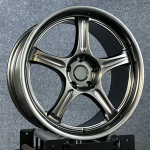 ล้อแม็กซ์ New Rays 21C ดีไซน์ 5 ก้าน แบบ JDM น้ำหนักเบาพิเศษ ขนาด 18x8.5 ET38 5x112 5x114.3 สำหรับ Toyota 86 Subaru BRZ BMW G20 G28 - Product Image 1