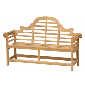 आधुनिक डिजाइन मजबूत गुणवत्ता ठोस टेक लकड़ी की बेंच वेम्बली 3 आउटडोर गार्डन विला पार्क फर्नीचर