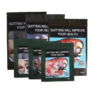 Empaque de Tabaco del Reino Unido, Bolsa de Plástico Personalizada con Cierre Hermético para Tabaco de Hoja de 50g y 100g - Product Image 1