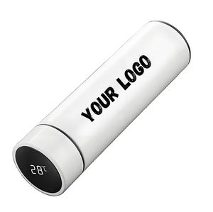 Double Wall Insulated 500ml Stainless Steel Termo Smart Vacuum Flask Digital Thermo Water Bottle With Led Temperature Display - Product Image 1