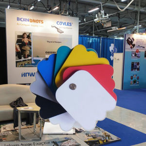 ورقة بلاستيكية بيضاء مخصصة صلبة 17 أو سميكة قابلة لإعادة التدوير مع شكل فريد من نوعه نقش قطع خدمة متضمنة الحجم - Product Image 2