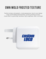 Cargador de Pared para Móvil y Portátil de 100 W con 3 Puertos USB Tipo C, PD, QC3.0, PPS y Gan, de Carga Rápida, 1 Pieza, OEM, Enchufe del Reino Unido, Bajo MOQ