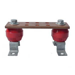 Shanghai Linsky 1/4 "* 2" * 6 "Barra de cobre de puesta a tierra, barra de bus de tierra de puesta a tierra eléctrica - Product Image 1