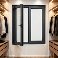 Ventana Abatible de Aluminio de Alto Rendimiento para Proyectos de Casas Nuevas