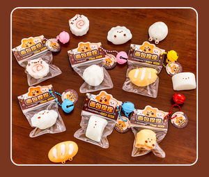 ตุ๊กตาขนมปังนุ่มนิ่ม ของเล่นบีบคลายเครียด ของเล่นจำลองอาหาร บีบแล้วคืนรูปช้าๆ ของขวัญสร้างสรรค์ ระบายอารมณ์ ขายส่ง - Product Image 4
